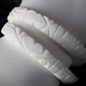 Traditional Bengali Shankh Bangles handcrafted - 1 Pair