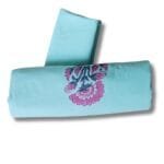 Hand painted multicolored (Flower Motif block print with hand painted) premium quality bedsheet with pillow covers