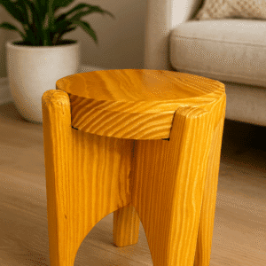 Pure Pine Wood Planter Holder – Ready to Assemble | Height 10-inch, Diameter 7 inch | Holding Capacity Up to 30 Kg.