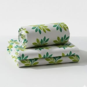 Hand-Block Printed Floral Design King Size bedsheet set of 3