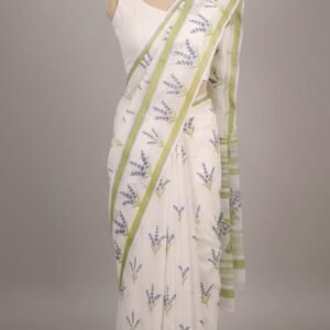 Hand block printed "levender inspired"