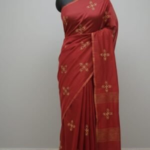 Hand block printed "Colam design"