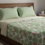 Hand-block printed Bedsheet (Pond Theme)