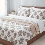 hand-block printed bedsheet Artist's choice