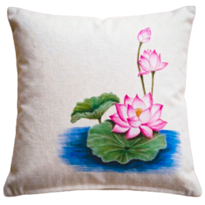 Handpainted Cushion Cover